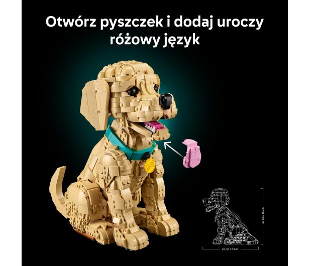 LEGO ICONS 11384 Szczeniak golden retriever - 1488997 - zdjęcie 7